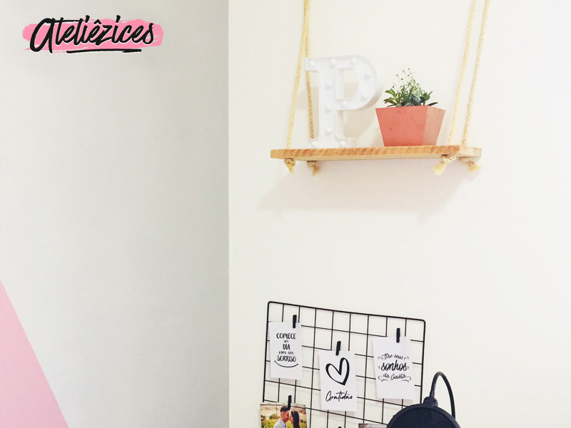 Fizemos um ateliê em casa - Ateliêzices - Artesanato - Paty Pegorin - Prateleira