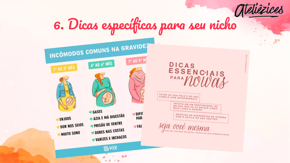 Ideias de posts para instagram de artesanato - O que postar - Ateliêzices - 6